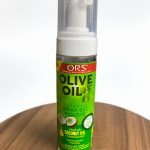 new ors olive oil hold & shine wrap/set mousse for wigs, braids & curlybhai