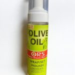 new ors olive oil hold & shine wrap/set mousse for wigs, braids & curlybhai